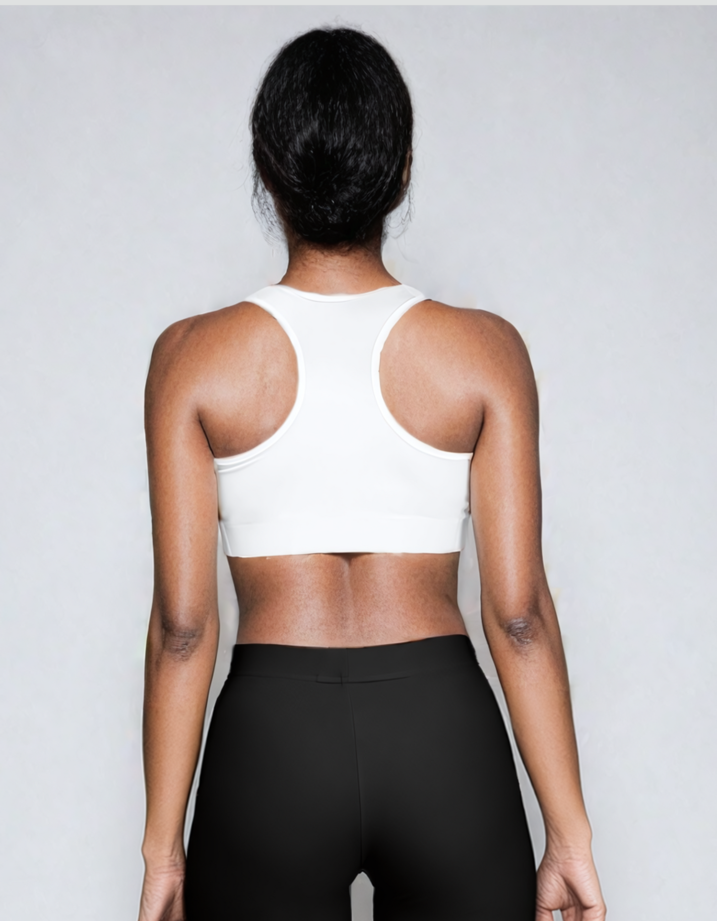 Ascend White Sports Bra
